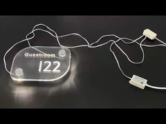 15mm 10mm Tube Neon Led Light Σημείωση κατακόρυφη οριζόντια κρεμασμένη 12V Light Up Σημείωση ονόματος