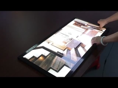 Μαύρο φωτισμένο φωτιστικό κουτί Αλουμινίου τοίχος εικόνα LED αφίσα πλαίσιο οθόνης