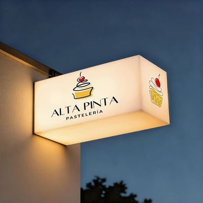 Αγορά Προσαρμοσμένο προσωπικό φωτιστικό κουτί διαφήμισης LED με UV εκτυπωμένα σχέδια και αδιάβροχη εξωτερική χρήση ηλεκτρονική κατασκευή