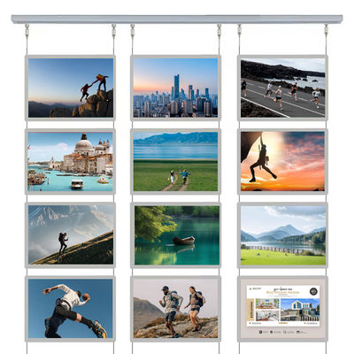 12V 24V Κρυστάλλινο φωτιστικό κουτί LED φωτιστικό πινακίδιο για οθόνη παράθυρο ακινήτων